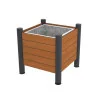 jardinière pour collectivités carré 85 litres