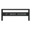 Appui motos et scooters 2 places en acier vue de face