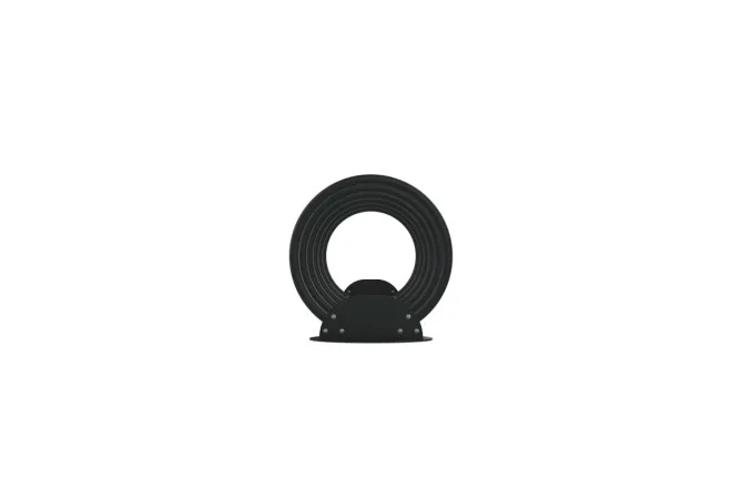 Rack à vélos cercle en acier 5 à 8 places gris anthracite 7016 vue latérale