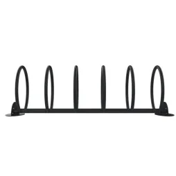 Rack à vélos cercle en acier 5 à 8 places gris anthracite 7016 vue de face
