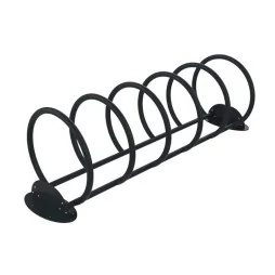 Rack à vélos cercle en acier 5 à 8 places coloris anthracite 7016