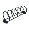 Rack à vélos cercle en acier 5 à 8 places coloris anthracite 7016