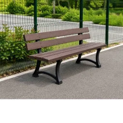 Banc jardin public en recyclé Citino
