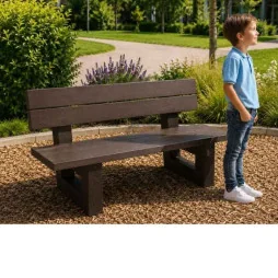 Banc enfants pour aménager parcs et jardins