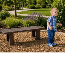Banquette de jardin en plastique recyclé en plastique recyclé