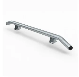 Butée de parking cintrée et chasse-roue PMR diamètre 60mm galvanisé