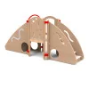 Parcours motricité enfant dès 18 mois version compact en ligne coloris hêtre
