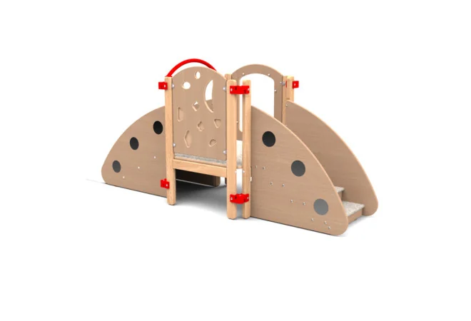 Parcours motricité enfant dès 12 mois en ligne coloris hêtre