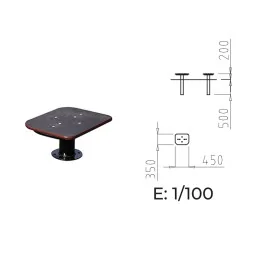 Agrès sportif extérieur - Stepper 20 cm