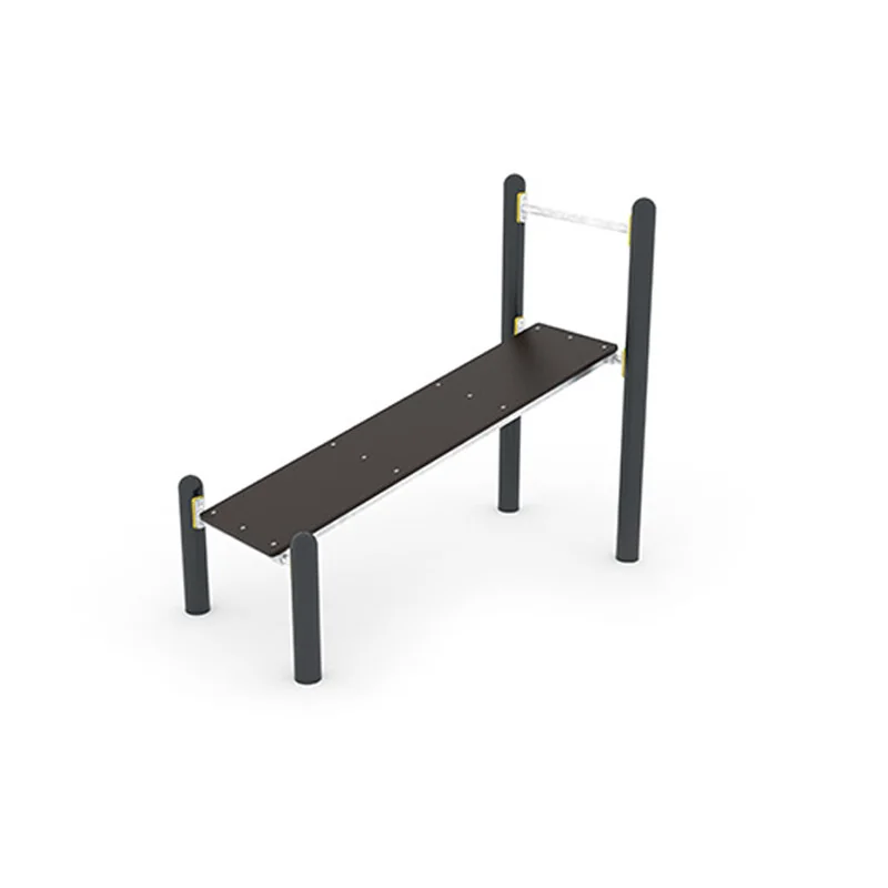 Agrès sportif extérieur - Banc abdominal incliné