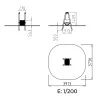 dimensions du rouleau d'équilibre pour parcours sportif enfant