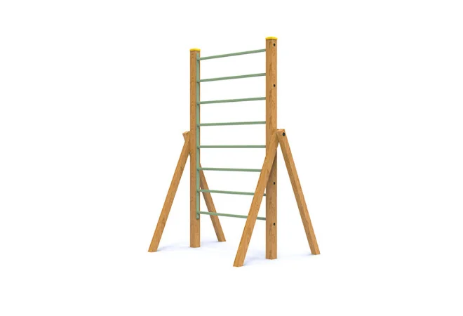 Jeu à grimper extérieur avec échelle d'escalade