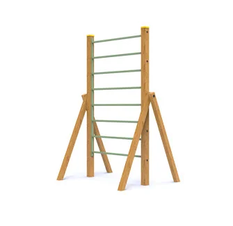 Jeu à grimper extérieur avec échelle d'escalade