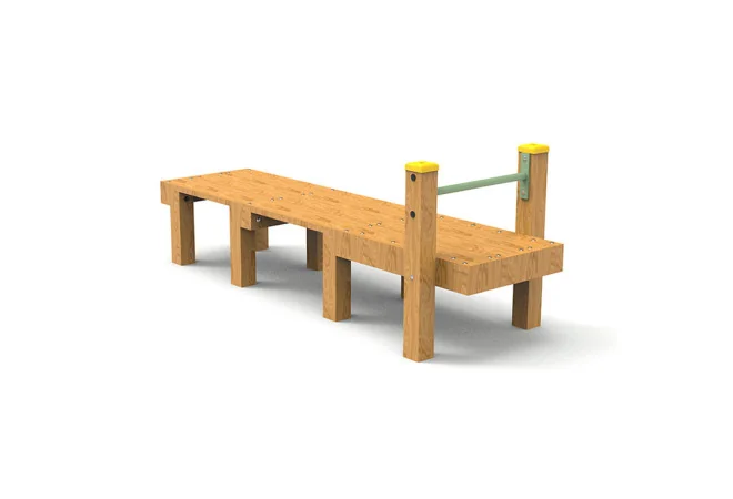 Parcours sportif enfant - Planche abdominale plane