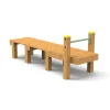 Parcours sportif enfant - Planche abdominale plane