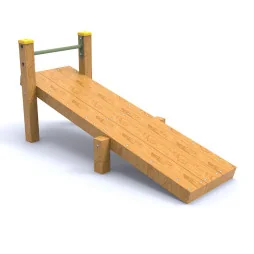 Parcours sportif enfant - Planche abdominale inclinée