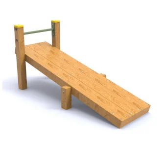 Parcours sportif enfant - Planche abdominale inclinée