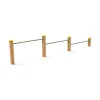 Parcours gym enfant - Barres de flexion 3 niveaux