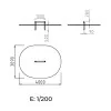 Dimensions et zone de sécurité pour un module saut de haie enfant