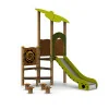 Toboggan aire de jeux avec plots - 1 à 6 ans