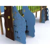 Accès et décor de la structure de jeux Petit Chaperon Rouge
