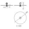 dimensions du tourniquet jeux extérieurs 4 places