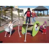 Structure multi jeux Fourmi installée dans une aire de jeux