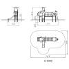 dimensions de la structure de jeux extérieur enfant Hélicoptère