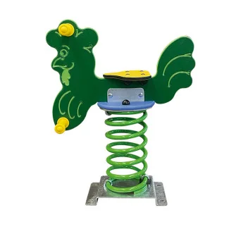 Jeu sur ressort Coq pour aire de jeux