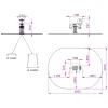 dimensions du jeu sur ressort Éléphant