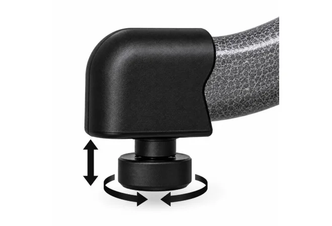 zoom vérin de réglage table pliante Altas