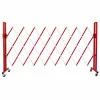Barrière de sécurité extensible hauteur 160 cm rouge et blanche