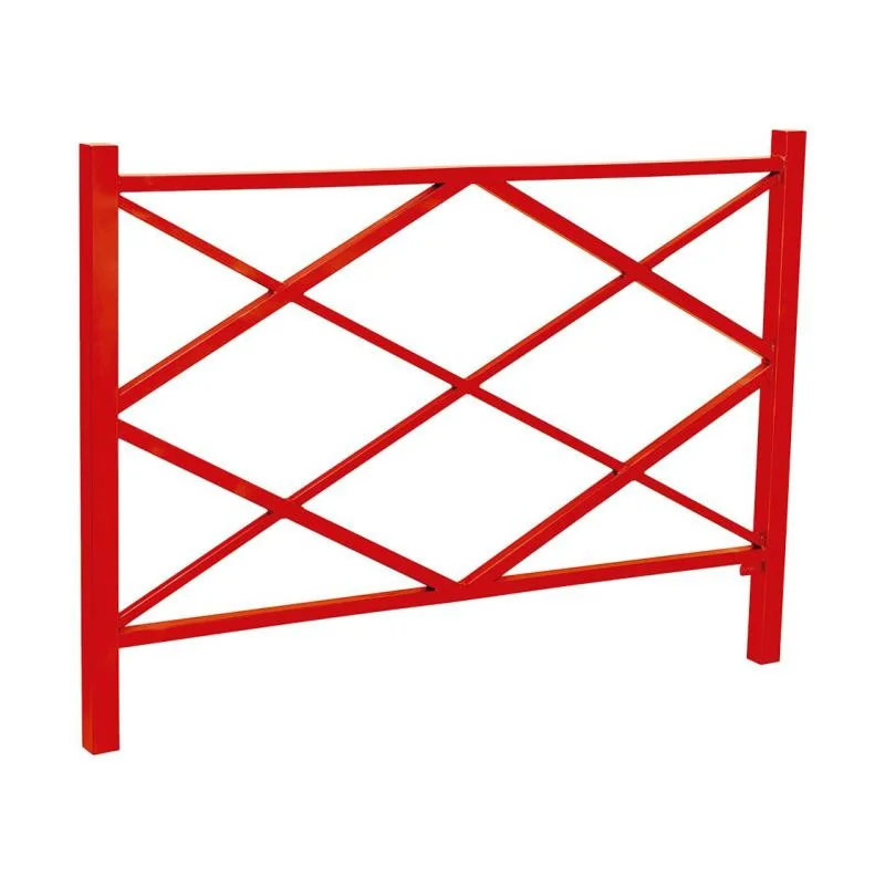 barrière urbaine Losange RAL 3020 rouge