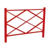 barrière urbaine Losange RAL 3020 rouge