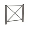 barrière urbaine Pagode 1080 mm gris Procity