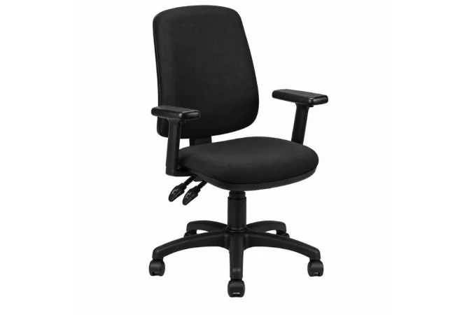 Fauteuil de bureau avec accoudoirs sur roulettes