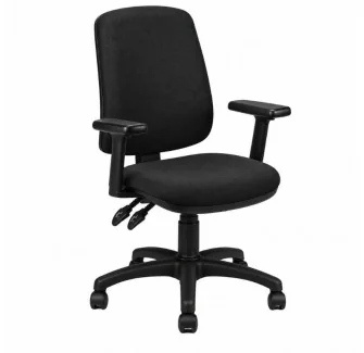 Fauteuil de bureau avec accoudoirs sur roulettes