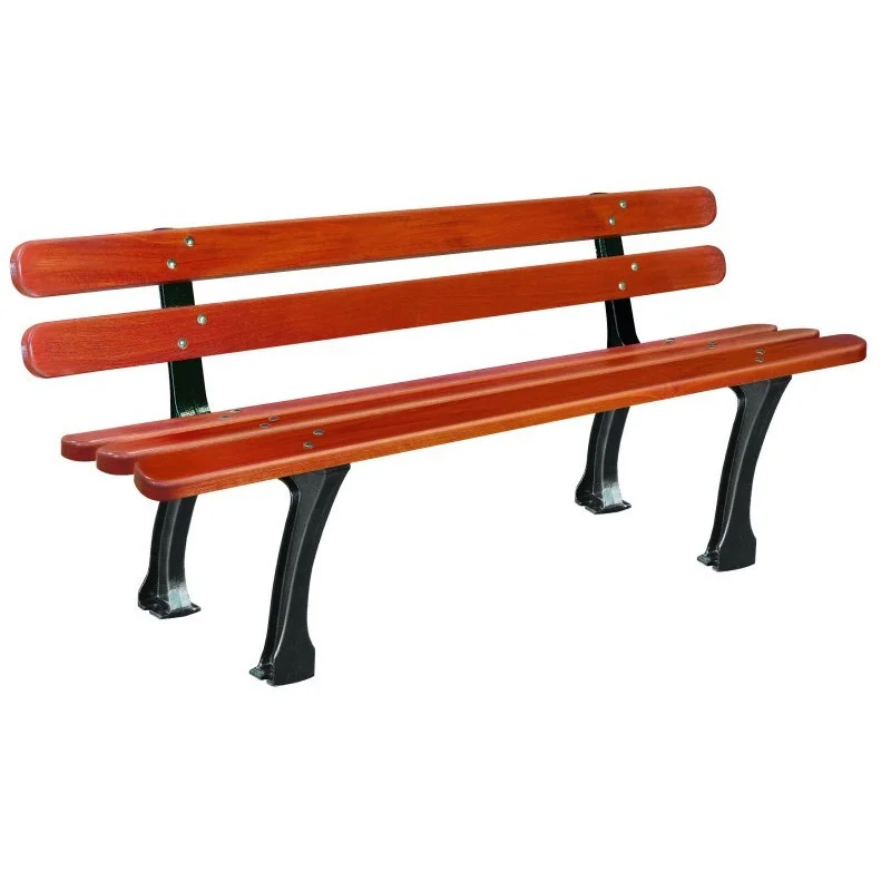 Banc public en bois et fonte Lugo