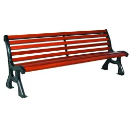 Banc public extérieur bois et fonte Bastide Banc public extérieur bois et fonte Bastide