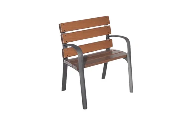 Fauteuil urbain avec accoudoirs Modo