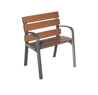 Fauteuil urbain avec accoudoirs Modo