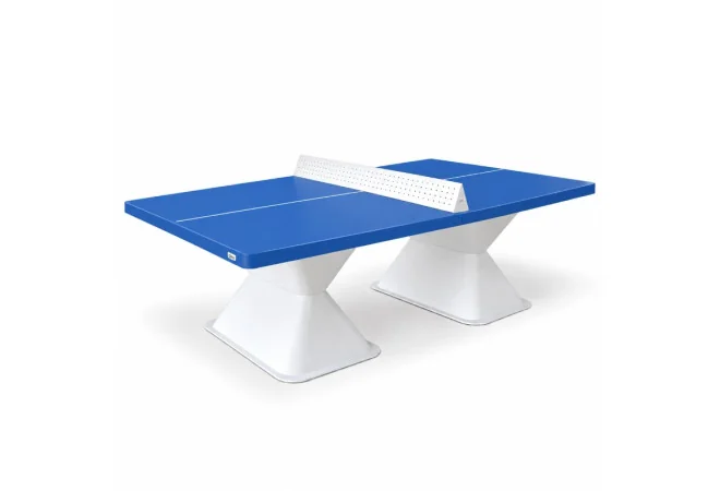 Table de ping-pong fixe HD60 DIABOLO plateau bleu outre mer