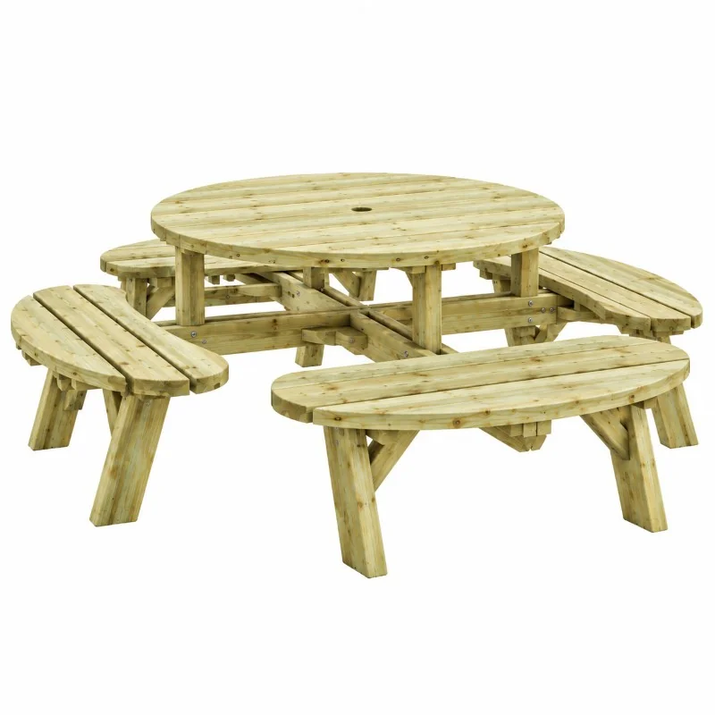 Table pique-nique ronde Round Table pique-nique ronde Round