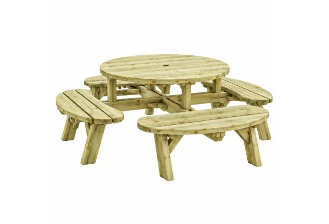 Table pique-nique ronde Round Table pique-nique ronde Round