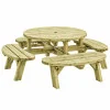Table pique-nique ronde Round Table pique-nique ronde Round