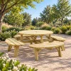 Table pique-nique ronde Round en extérieur Table pique-nique ronde Round en extérieur