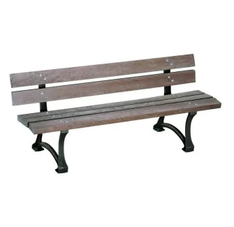 Banc plastique recyclé Edimbourg vert