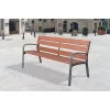Banc public en bois technique Modo en ville