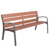 Banc public en bois recyclé Modo