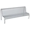 Banc public en acier perforé